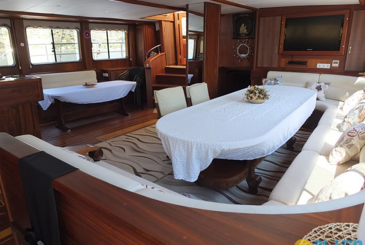 S Nur Taylan Yacht Gulet 34 Meter 8 Cabin AC -Yacht Charter Turkey