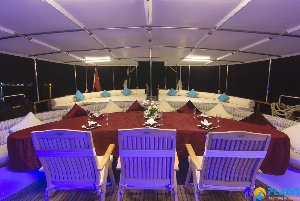 Berrak Su Gulet Yach Charter in Bodrum Marmaris Turkey Greece Island