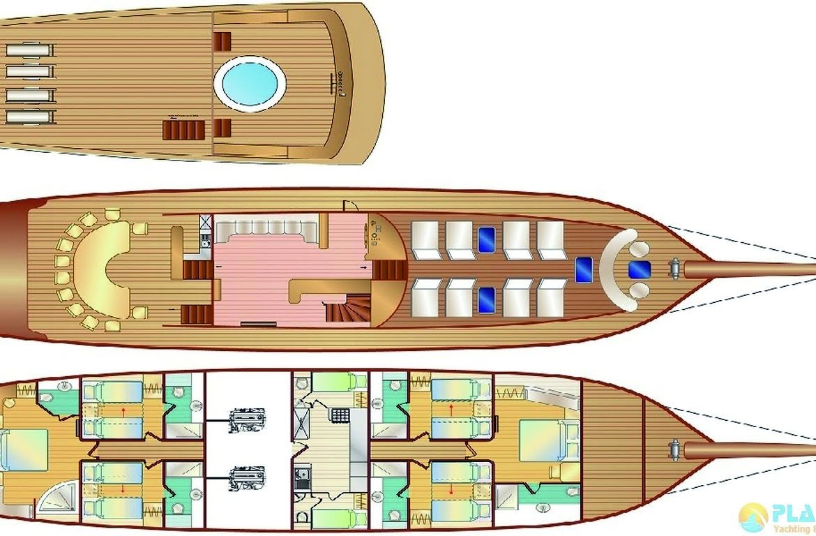 Gul sultan Rent Yacht Gulet Boat Charter Turkey